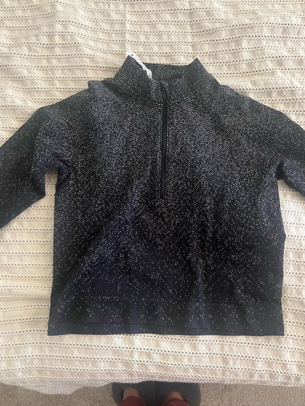 lululemon Black & White Half-Zip